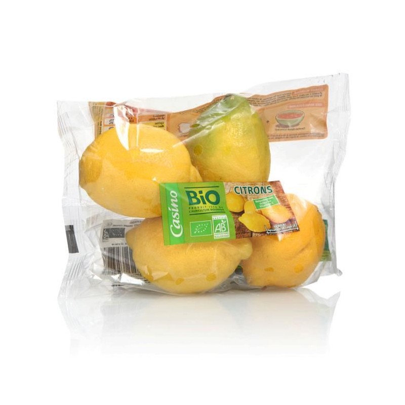 CASINO BIO Citron Jaune Bio - ESPAGNE Cat1 500g